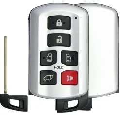 Toyota Sienna 6 Button Smart Remote Replacement Shell by Car & Truck Remotes