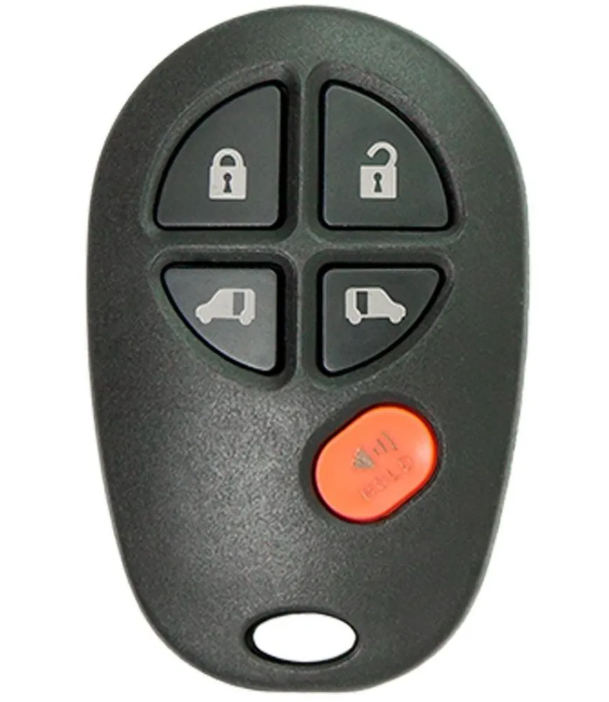 2004 Toyota Sienna LE Remote Key Fob w/ 2 Power Side Doors - Refurbished
