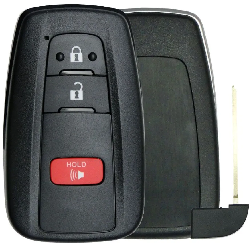 Toyota Smart Remote Replacement Shell - 3 Buttons by Car & Truck Remotes